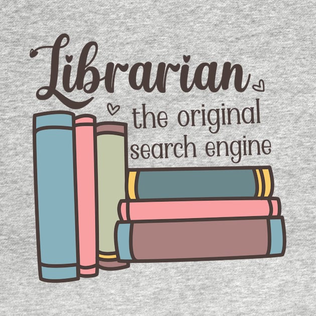 Librarian the original search engine World Book Day for Book Lovers Library Reading by Meteor77